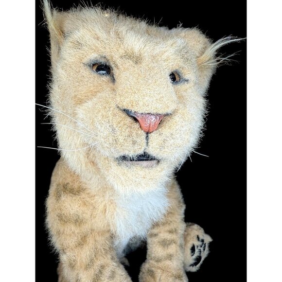 Realistic Robotic Sound Interactive Play Lion Tiger Leopard Chita Plush Pet Toy - Picture 6 of 16